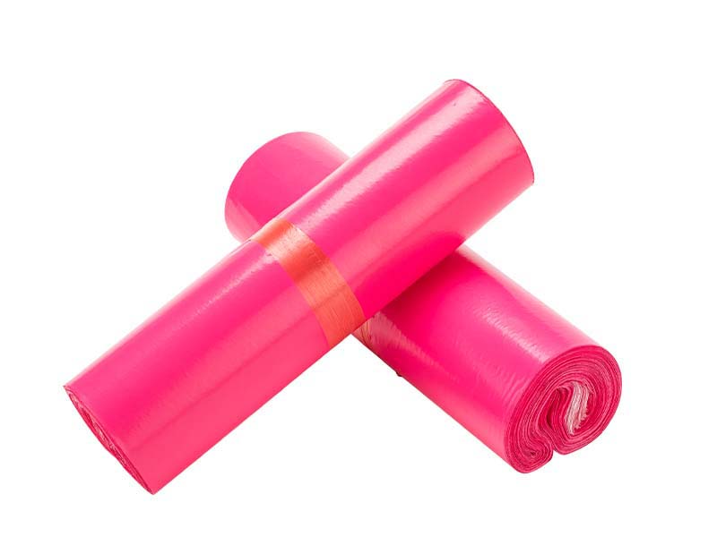 正蓝旗玫红色快递袋-02